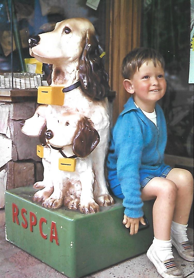 A young William David supporting the RSPCA even then!!